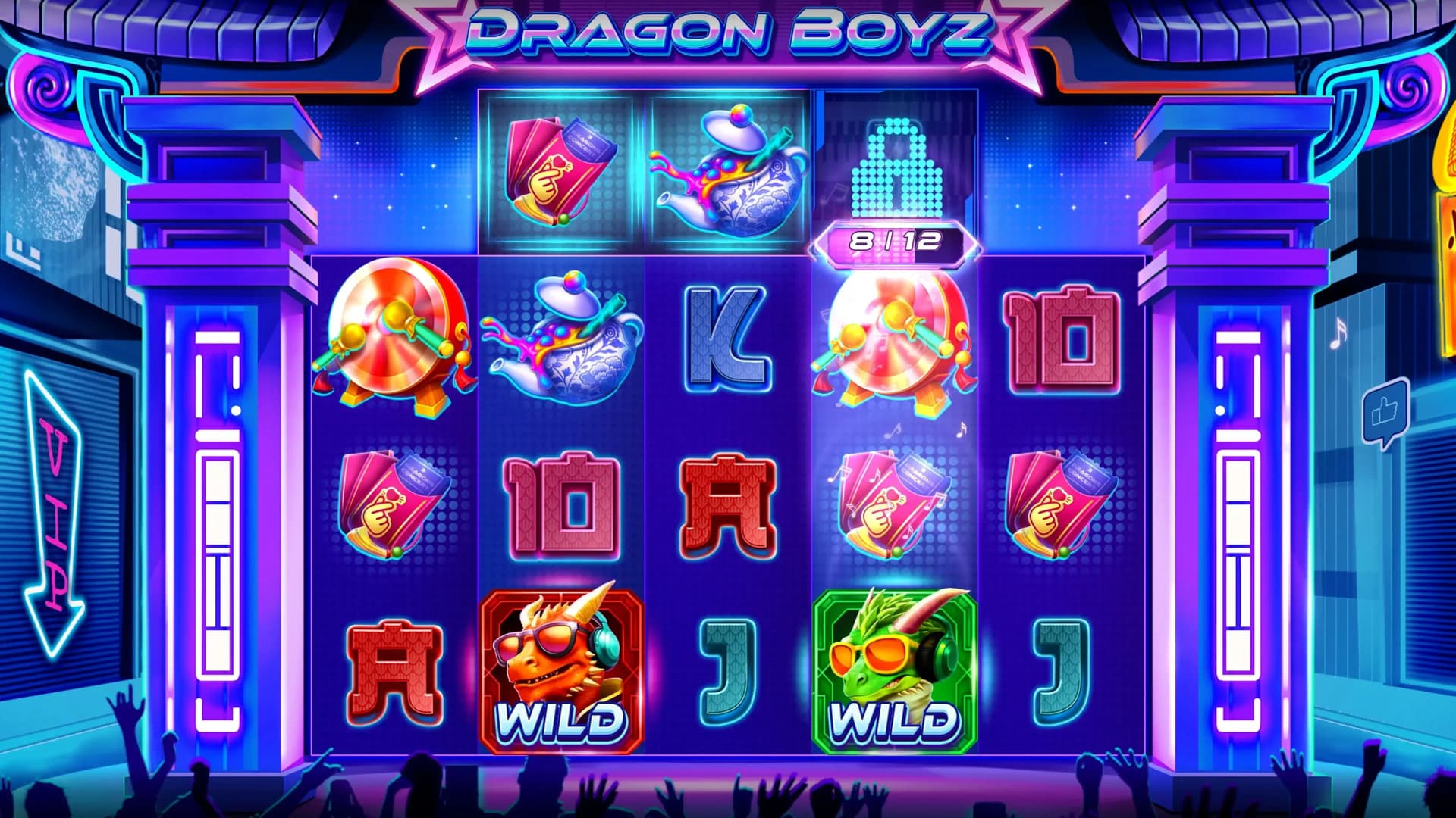 Golden Dragon introduction and Free Spins feature unlock at advanced level