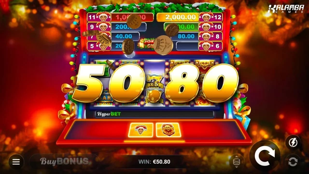 HyperBet system active in base game and Free Spins