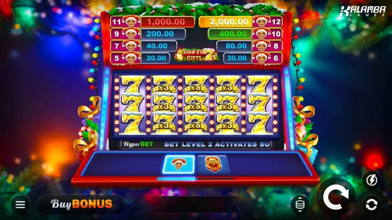 Kalamba Games' latest holiday-themed video slot release
