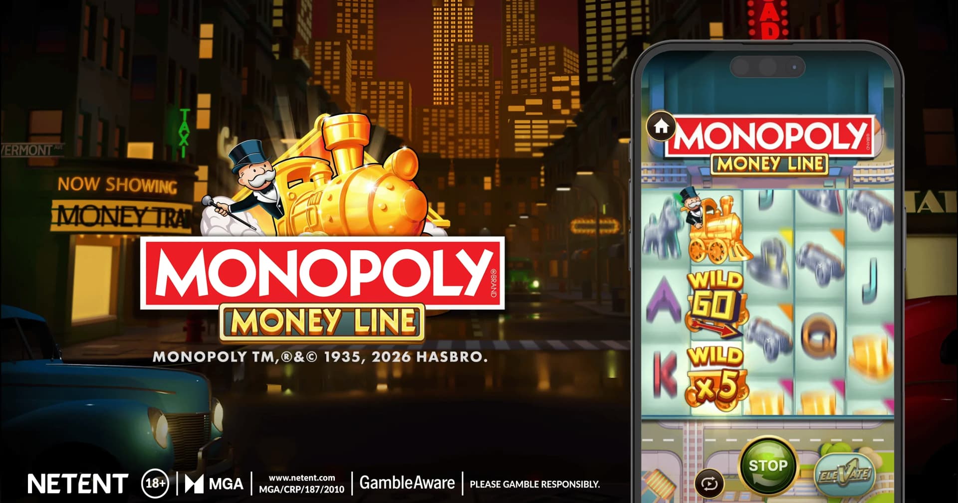 NetEnt debuts MONOPOLY Money Line slot with Hasbro tie-up