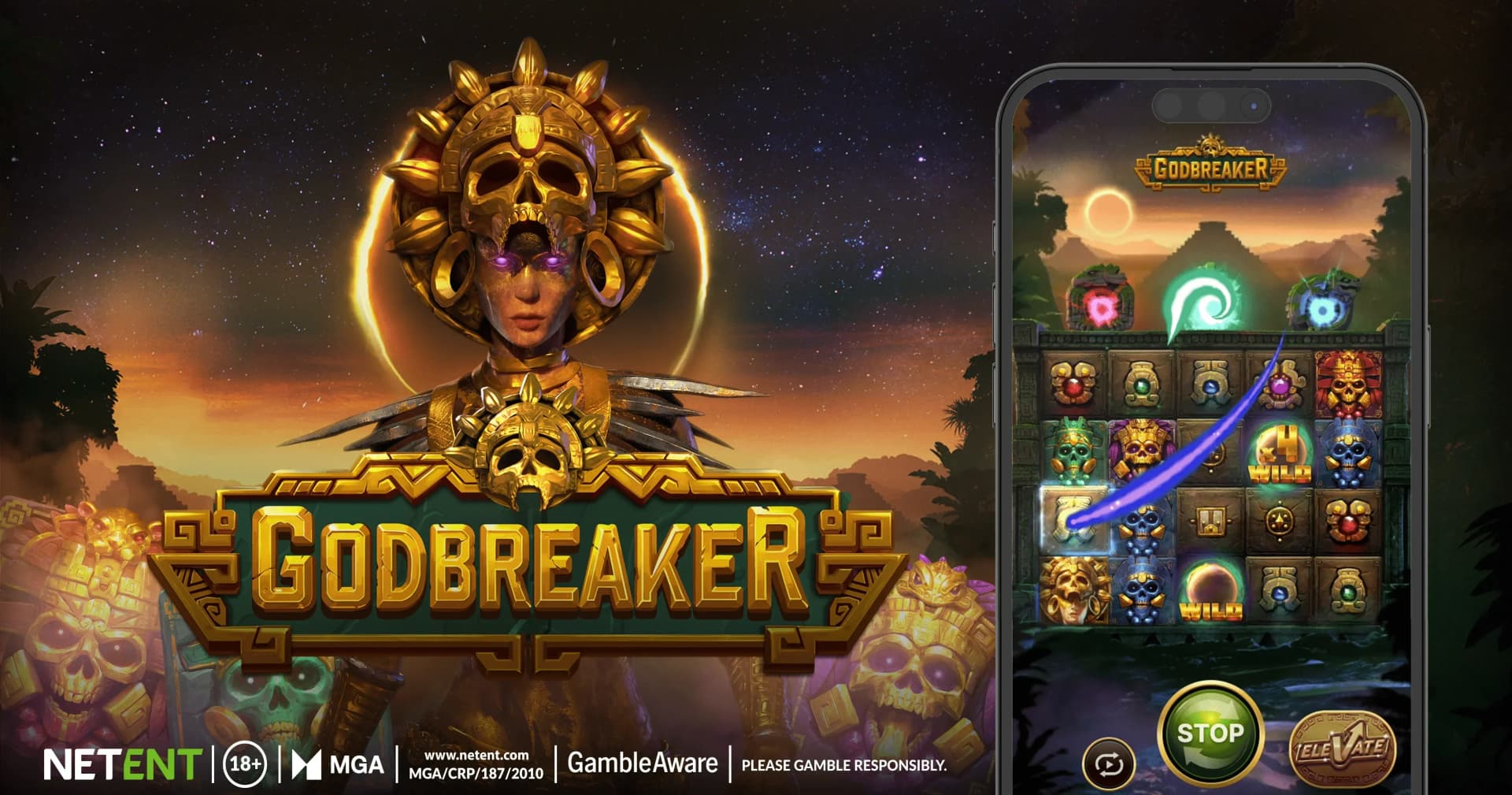 NetEnt's Godbreaker Goes Live with Evolving Grid Combat