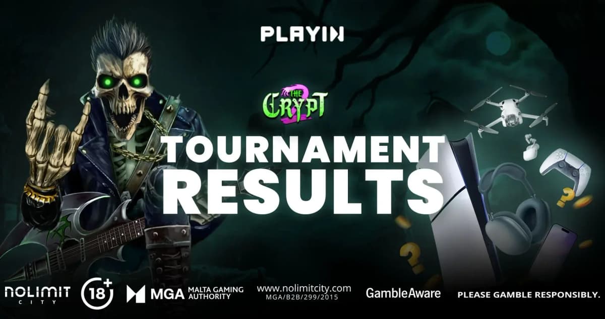Nolimit City's The Crypt 2 Tournament Crowns Winner