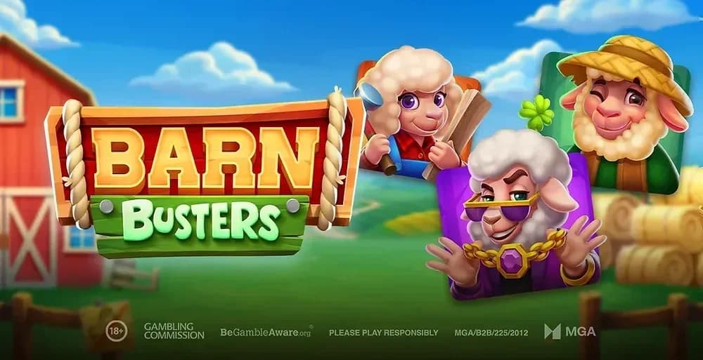 Play'n GO Launches Farm-Themed Comedy Slot Barn Busters