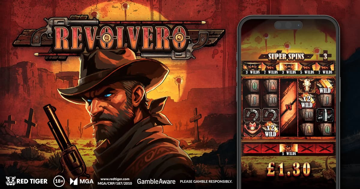 Red Tiger's Revolvero slot launches with Wild West showdowns