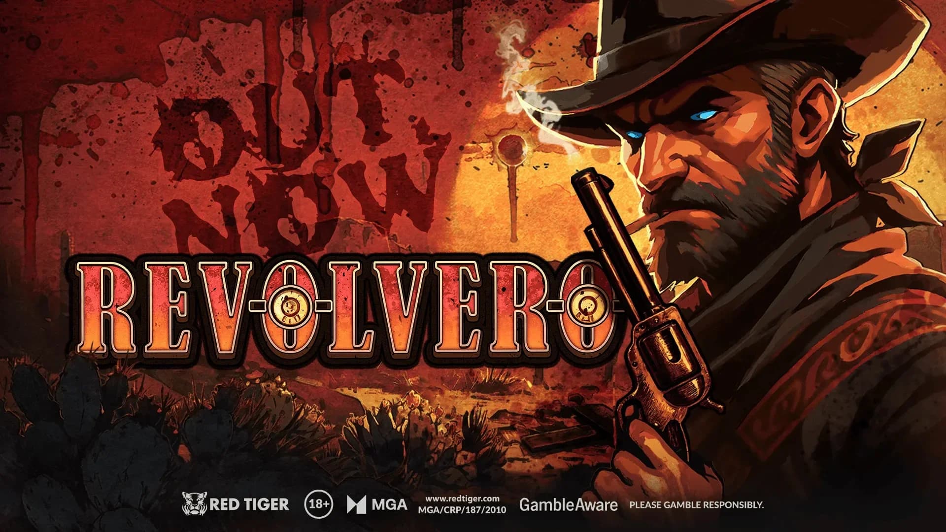 Showdown feature activation when Gunslingers align on same reel column