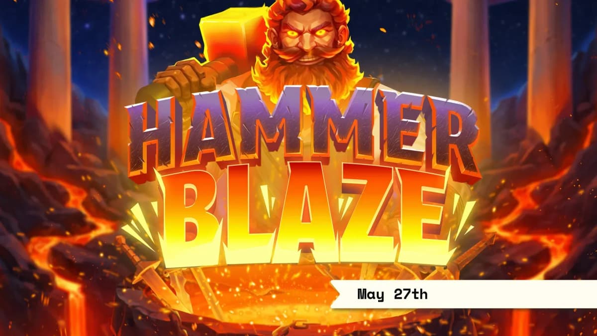 Thunderkick Unveils Hammerblaze Slot with 7×7 Grid Mechanics