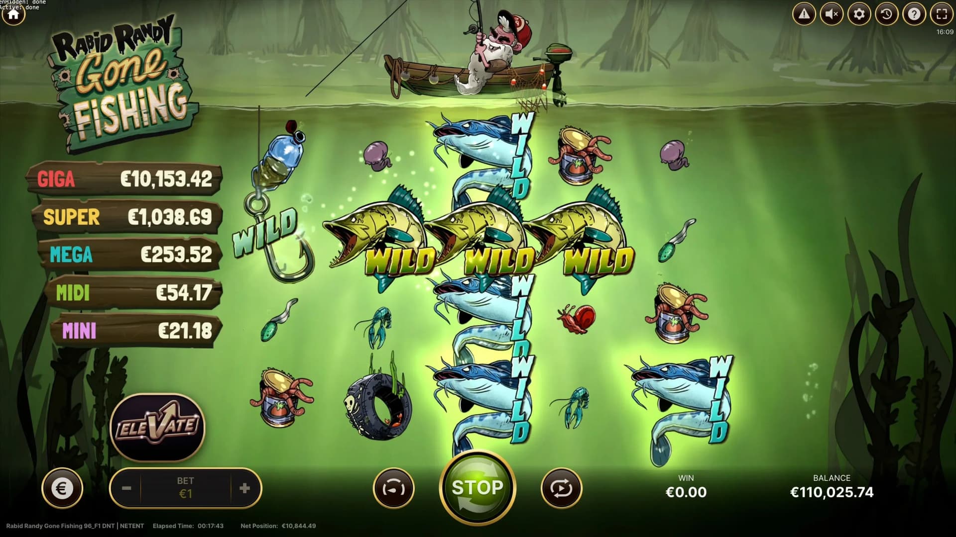 Vertical Wild symbols populating entire reels with wild substitutions